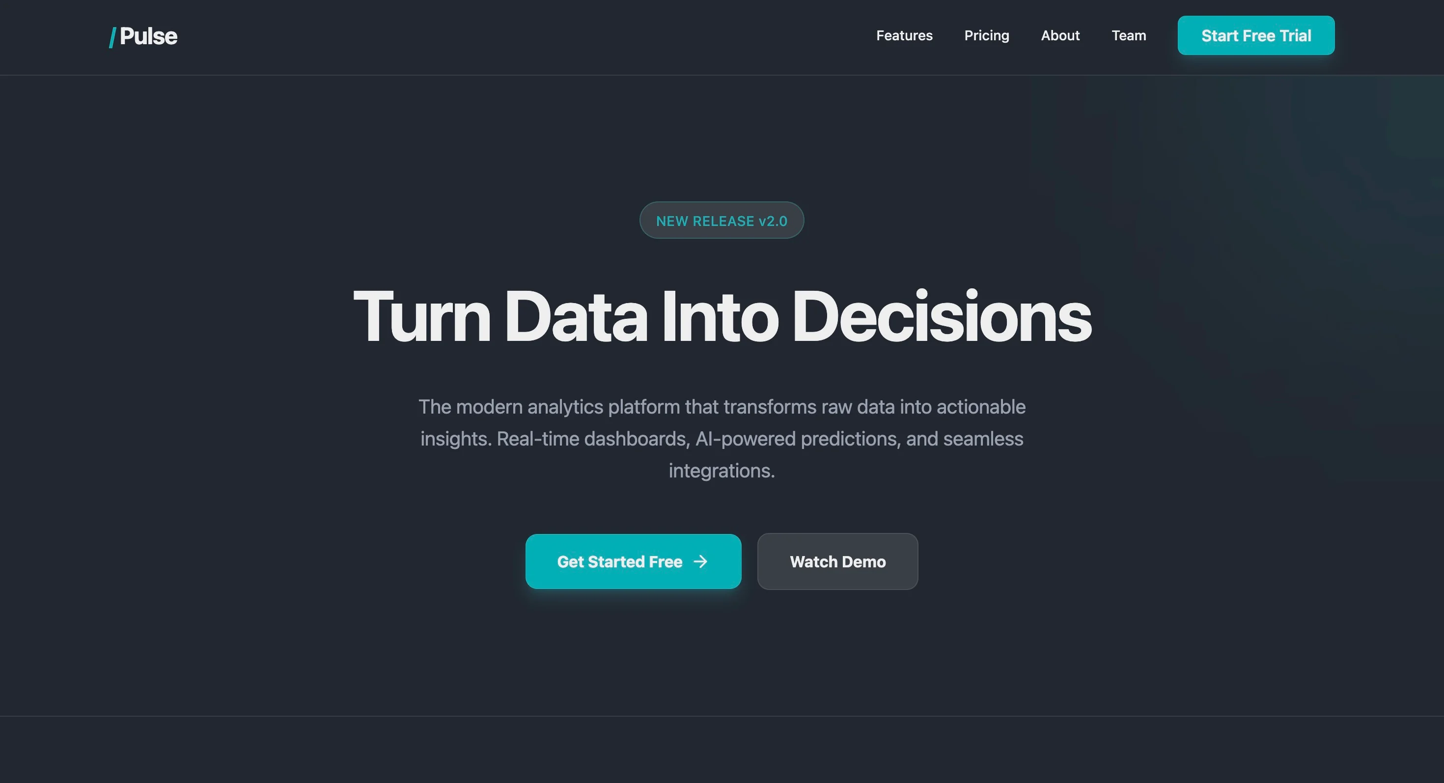 Modern Dark Design Preview